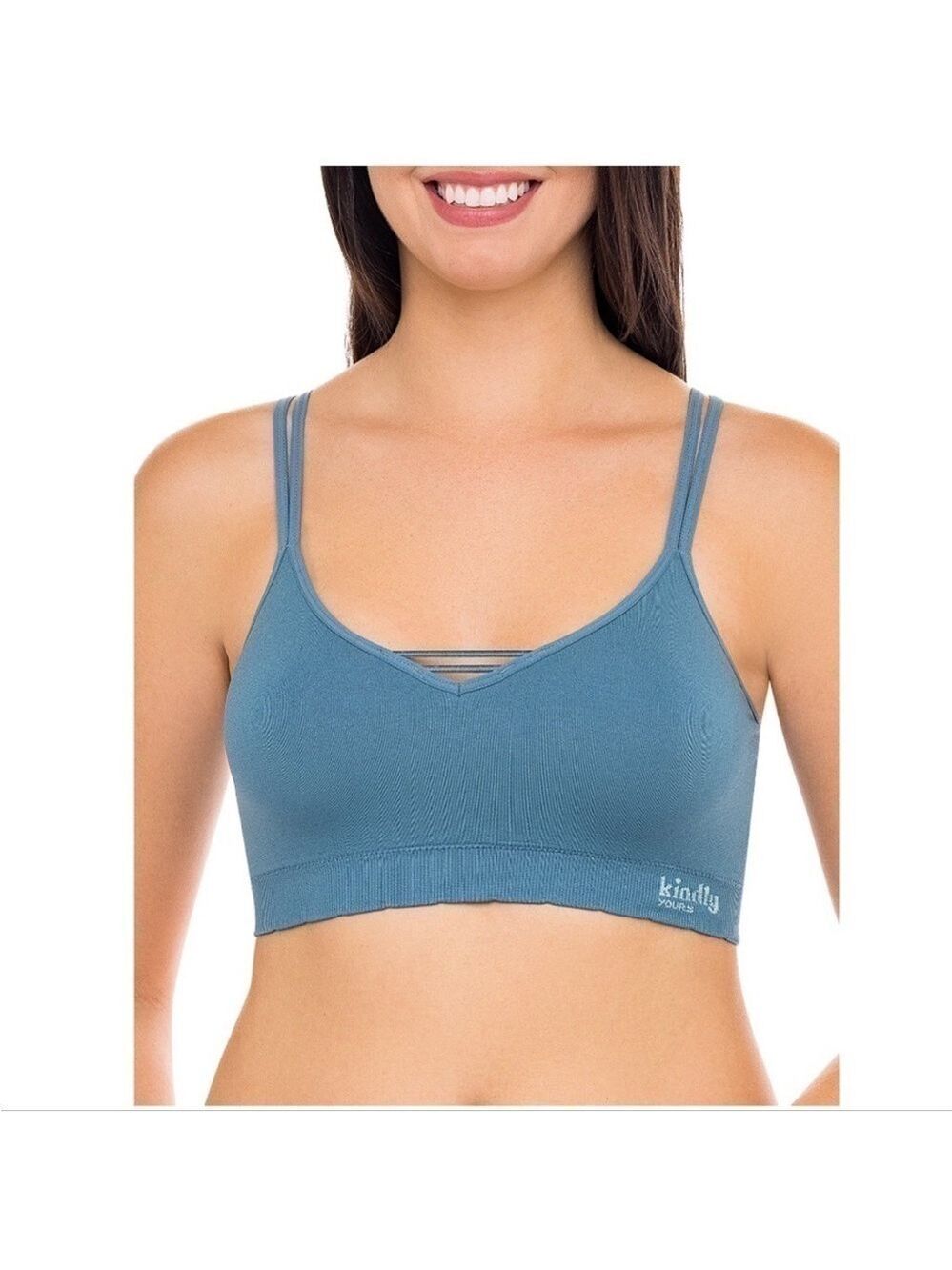 Kindly Yours caged v-neck full coverage seamless bralette size XL